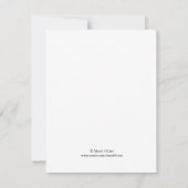 Chic Lines & Dots Save the Date (Rückseite)