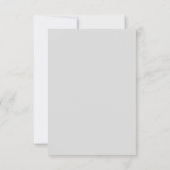 Chic Lingerie Theme Brautparty Dankeskarte (Rückseite)