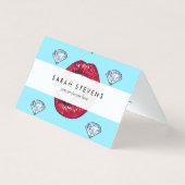 Chic Lips Diamond Girl Visitenkarten (Vorderseite)