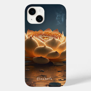 Chic Lotus Blume Case-Mate iPhone 14 Hülle