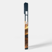 Chic Lotus Blume Case-Mate iPhone Hülle (Rückseite / Links)