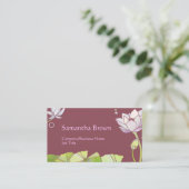 Chic Lotus Massage Therapie Visitenkarte (Stehend Vorderseite)