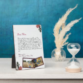 Chic Lovely Personalisierte Liebe Letter Handgesch Fotoplatte (Seite)