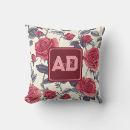 Chic Lovely Rose Family Kissen