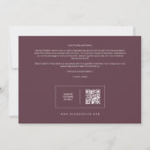 Chic Lovely Rustic Pink Tones Church Wedding Save The Date (Rückseite)
