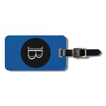 CHIC LUGGAGE/BAG TAG_156 BLUE/BLACK/MONOGRAM