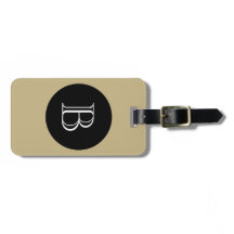 CHIC LUGGAGE/BAG TAG_506 NATURAL/BLACK/WHITE