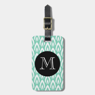 CHIC LUGGAGE/BAG TAG_MODERNE MINT/WEISS/SCHWARZ GEPÄCKANHÄNGER