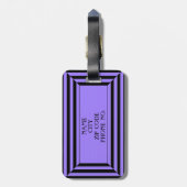 CHIC LUGGAGE/GIFT TAG_GEOMETRIC _2 GEPÄCKANHÄNGER (Rückseite vertikal)