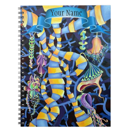 Chic Luminescence Contemporary Geometric Abstrakt Notizblock (Vorderseite)