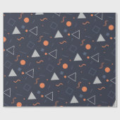Chic Luxurious Shimmering Whimsical Geschenkwrap Geschenkpapier (Flach)