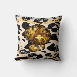 Chic Luxurious Wild Salty Girl Bday Geschenk Girl Kissen