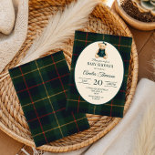 Chic Luxury Teddy Bear Baby Shower Einladung