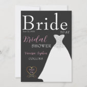 Chic Magazine Cover Brautparty Einladung (Vorderseite)