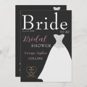 Chic Magazine Cover Brautparty Einladung (Vorne/Hinten)