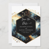 Chic Magical Celestial Wedding Save The Date (Vorderseite)