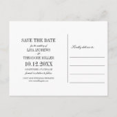 Chic Magnolia Blume | Korallen | SAVE THE DATE Ankündigungspostkarte (Rückseite)