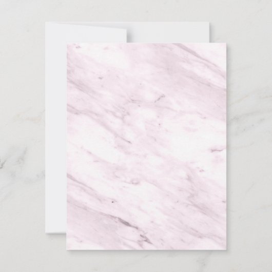 Chic Magnolia Floral & Mauve Circle Gerahmtes Foto Save The Date (Rückseite)