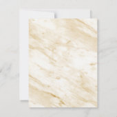 Chic Magnolia Floral mit Gold Circle Gerahmtes Fot Save The Date (Rückseite)