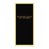 Chic Makeup Artist Hair Salon Rack Card Werbekarte (Hinten)