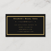 Chic Makeup Bright Pink Marble Artist Friseur Salo Visitenkarte (Rückseite)