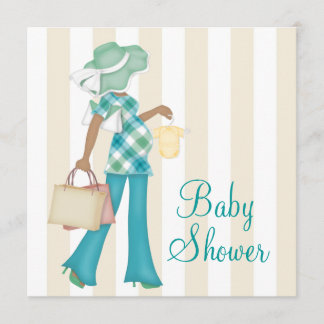 Chic Mama Ethnic Baby Dusche Einladung