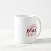 Chic "Mama" Rainbow Kaffeetasse (VorderseiteRechts)