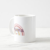 Chic "Mama" Rainbow Kaffeetasse (Vorderseite Links)