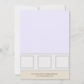 Chic-Mama und Buggy mit Geschenken Einladung (Rückseite)