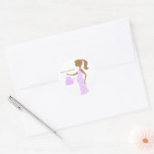 Chic Mama zum Aufkleber für Babyduschen (Umschlag)