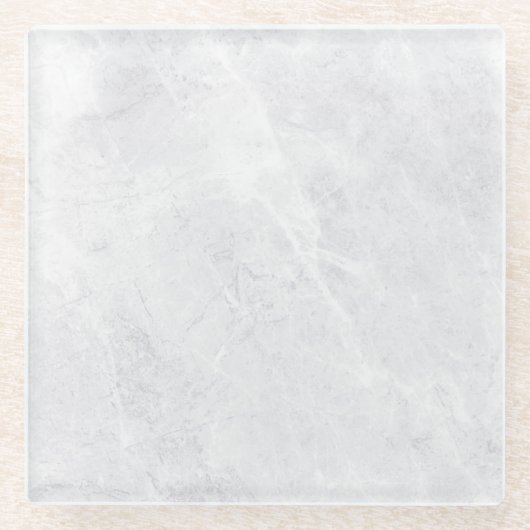 Chic Marble Finish Decorative Glass Untersetzer (Vorderseite)