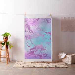 Chic Marble   Glitzy Glam Violet Lila Blue Ombre Stoff