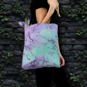 Chic Marble | Lavender Lila und Minze Green Tasche