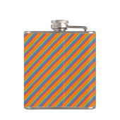 Chic Marigold Medley Striping Hip Flask Flachmann (Rückseite)