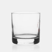 Chic Maroon Dental School Custom Abschluss Whiskyglas (Rechts)