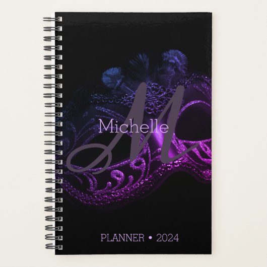Chic Maskerade Planer (Vorderseite)