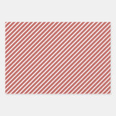 Chic Mauve Taupe Dusty Rose Circles Art Pattern Geschenkpapier Set (Vorderseite 3)