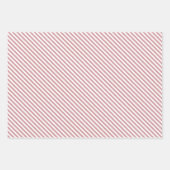 Chic Mauve Taupe Dusty Rose Circles Art Pattern Geschenkpapier Set (Vorderseite 2)