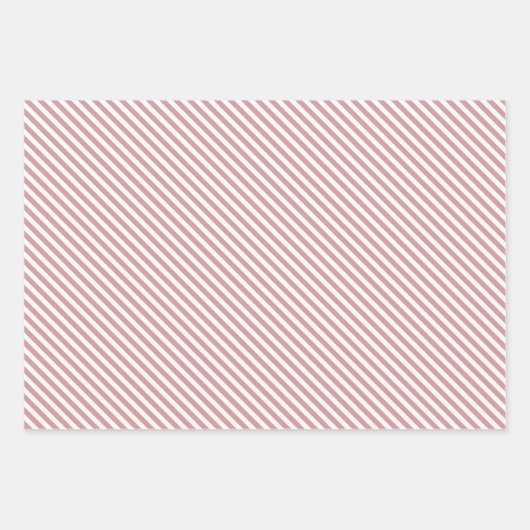 Chic Mauve Taupe Dusty Rose Circles Art Pattern Geschenkpapier Set (Vorderseite 2)