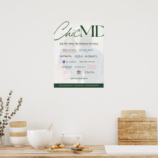Chic MD Poster (Küche)