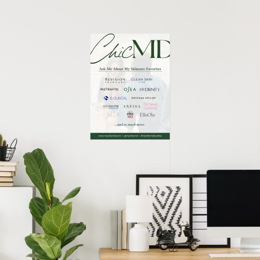Chic MD Poster (Heimbüro)