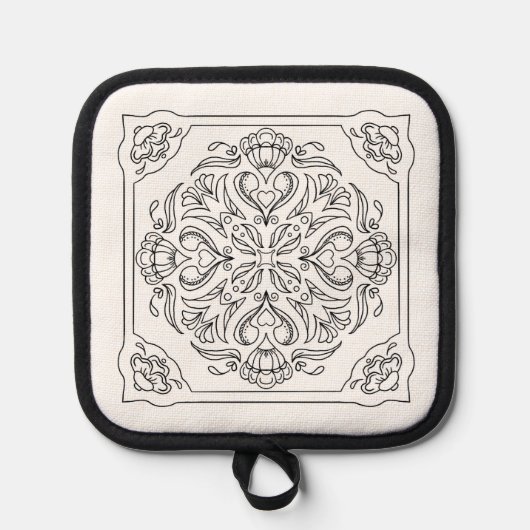 Chic Medallion Pot Holder Topflappen (Vorderseite)