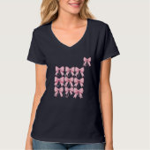 Chic Medical Bow Design T-Shirt (Vorderseite)
