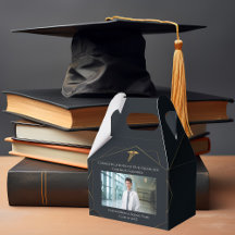 Chic Medical School Foto Black Graduation Party