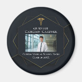 Chic Medical School Foto Graduation Party Magnet (Vorne)