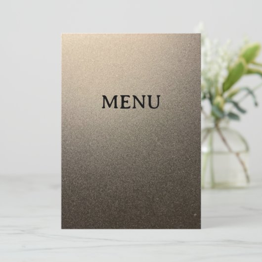 Chic Menu Menükarte (Stehend Vorderseite)