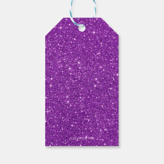 Chic Mermaid Schwanz Baby Dusche Vielen Dank für I Geschenkanhänger (Rückseite)