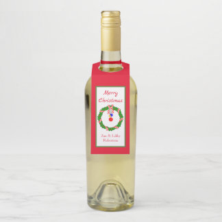 CHIC MERRY CHRISTMAS FLASCHENANHÄNGER