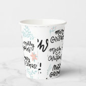 Chic Merry Christmas Party Theme Custom Paper Cup Pappbecher (Links)