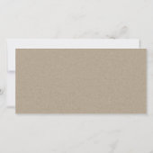 CHIC MINIMAL CLEAN FOTO ABSCHLUSS ANKÜNDIGUNG (Rückseite)